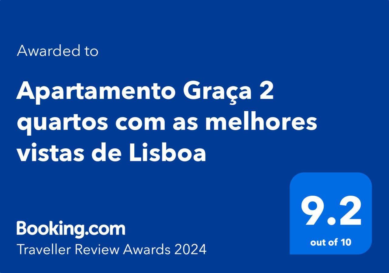 Apartamento Graca 2 Quartos Com As Melhores Vistas De Lisboa מראה חיצוני תמונה